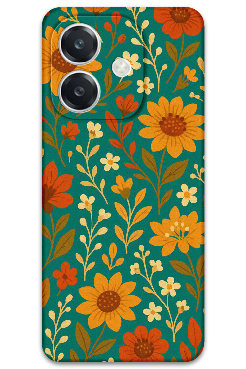 5786 oppo a3 cicek desenli kilif