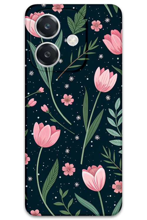 5788 oppo a3 cicek desenli kilif