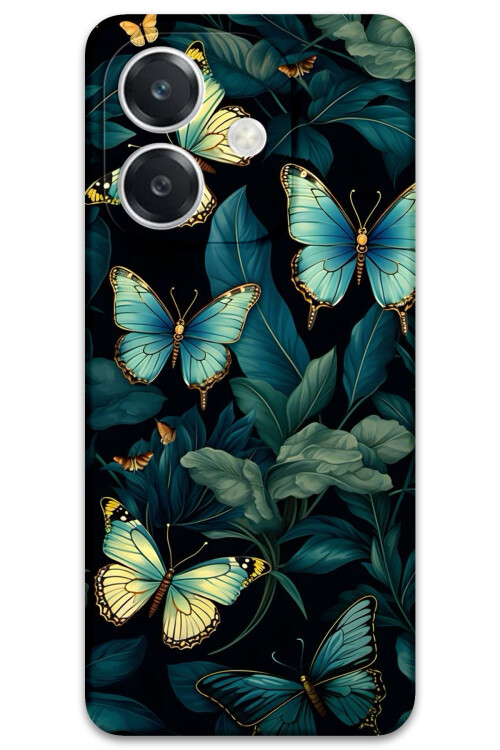 5791 oppo a3 kelebek desenli kilif