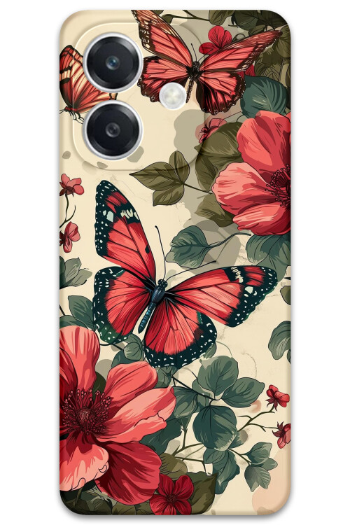 5795 oppo a3 kelebek desenli kilif