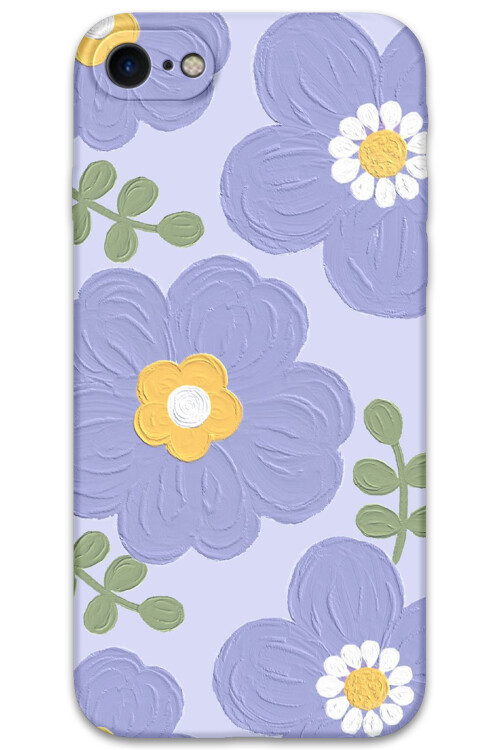 5799 iphone 7 8 se cicek desenli kilif