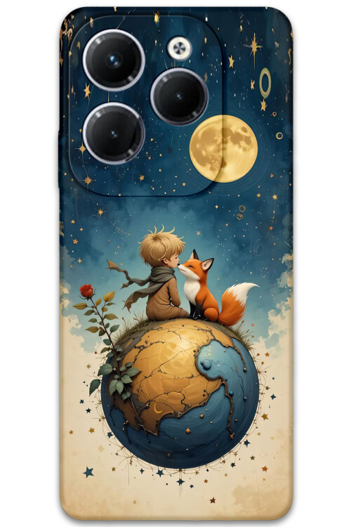 5823 infinix hot 40 pro kucuk prens desenli kilif