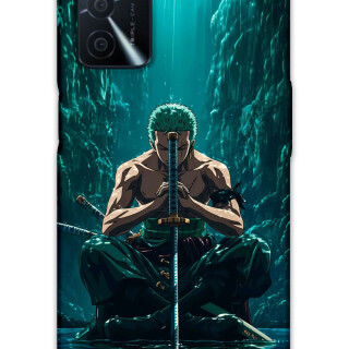 5757-oppo-a16-a55-roronoa-zoro-desenli-kilif