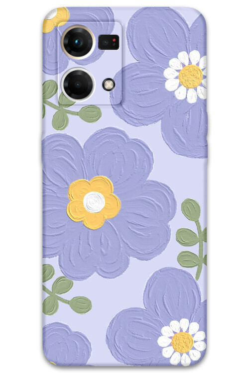 5799 oppo reno 7 cicek desenli kilif