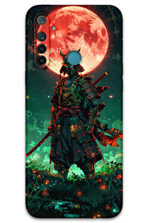 5822 realme 5i 6i samuray desenli kilif