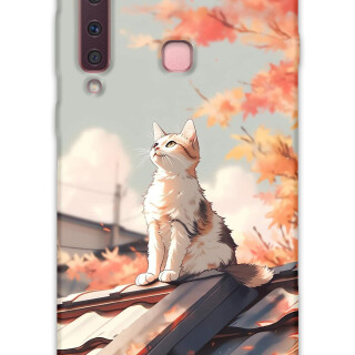 5784-galaxy-a9-2018-kedi-desenli-kilif