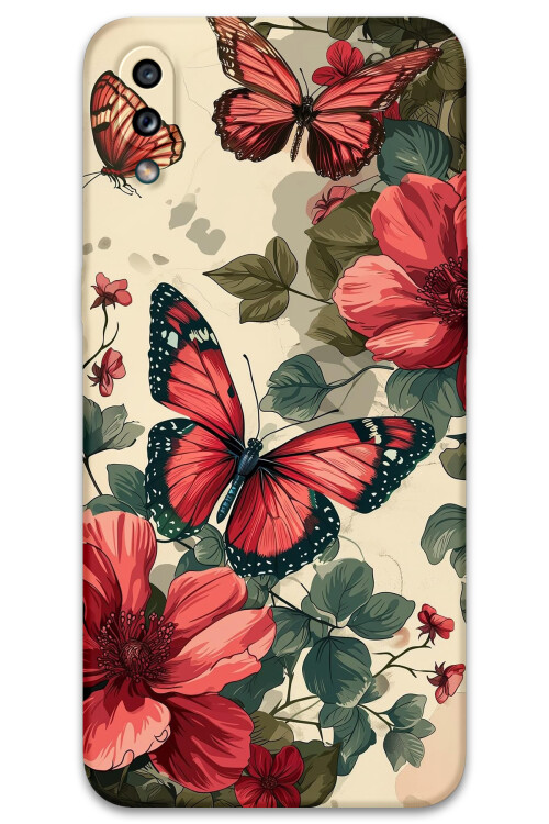 5795 galaxy a10s kelebek desenli kilif