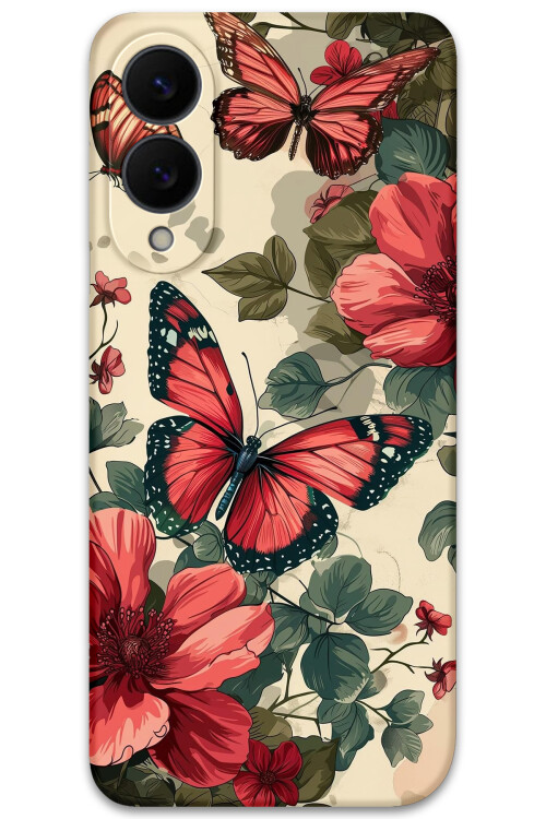 5795 galaxy s25 edge kelebek desenli kilif