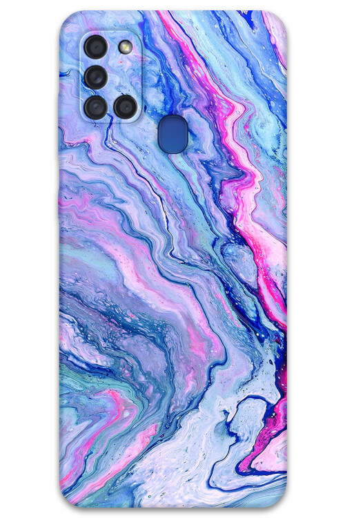 5816 galaxy a21s mermer desenli kilif