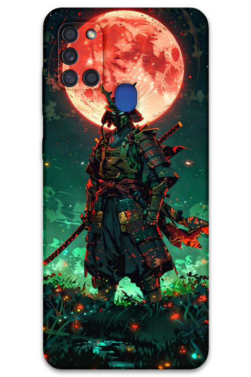 5822 galaxy a21s samuray desenli kilif