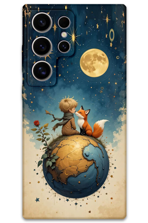 5823 galaxy s22 ultra s23 ultra s24 ultra s25 ultra kucuk prens desenli kilif