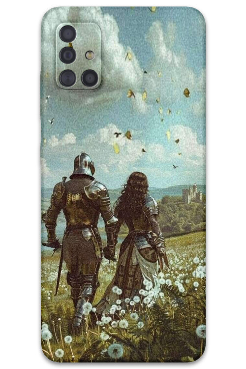 5843 galaxy a51 a71 m31s m51 retro desenli kilif