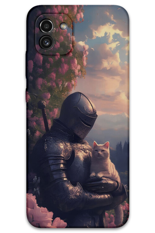 5845 galaxy a03 retro desenli kilif