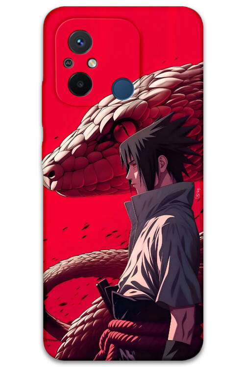 5746 xiaomi redmi 12c sasuke uchiha desenli kilif