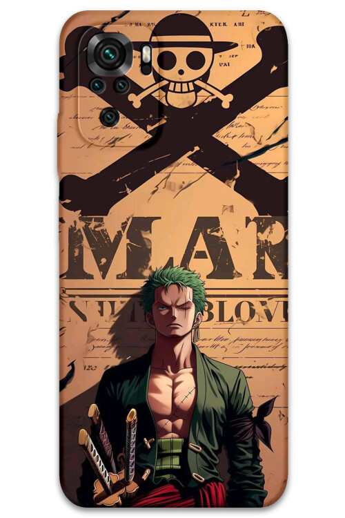 5755 xiaomi redmi note 10s roronoa zoro desenli kilif