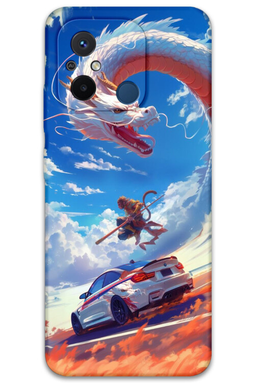 5764 xiaomi redmi 12c araba desenli kilif