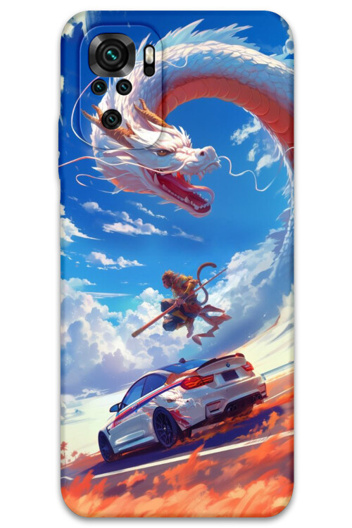 5764 xiaomi redmi note 10s araba desenli kilif