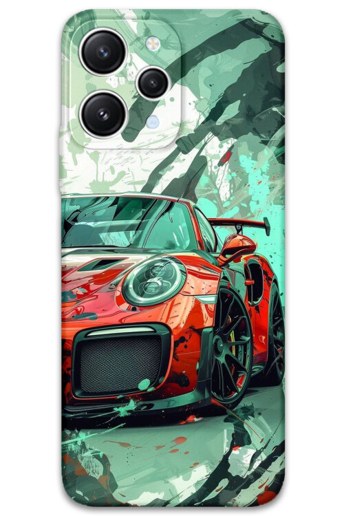5765 xiaomi redmi 12 araba desenli kilif