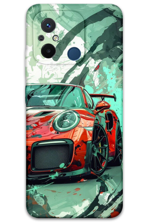 5765 xiaomi redmi 12c araba desenli kilif