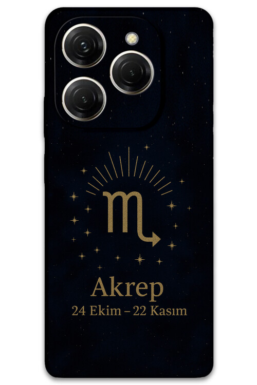 5775 tecno spark 20 pro 5g akrep burcu desenli kilif