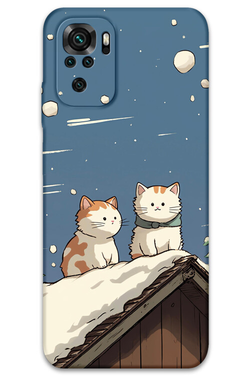5780 xiaomi redmi note 10s kedi desenli kilif