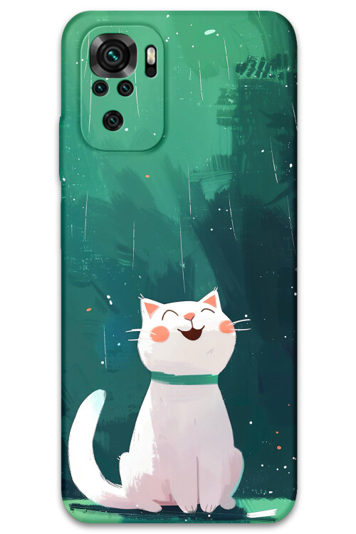 5781 xiaomi redmi note 10s kedi desenli kilif