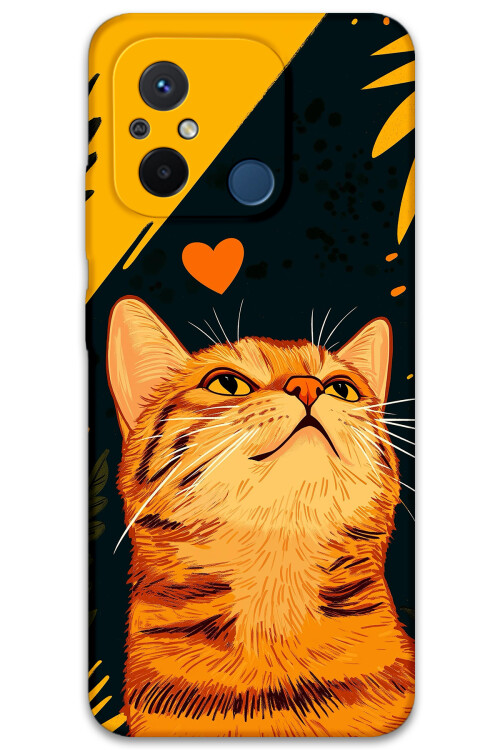 5783 xiaomi redmi 12c kedi desenli kilif