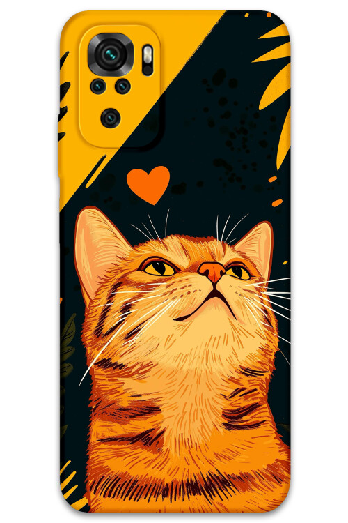 5783 xiaomi redmi note 10s kedi desenli kilif