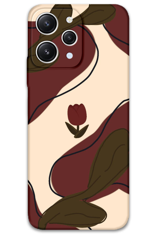 5790 xiaomi redmi 12 cicek desenli kilif