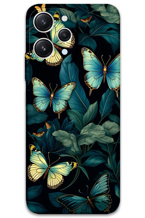 5791 xiaomi redmi 12 kelebek desenli kilif