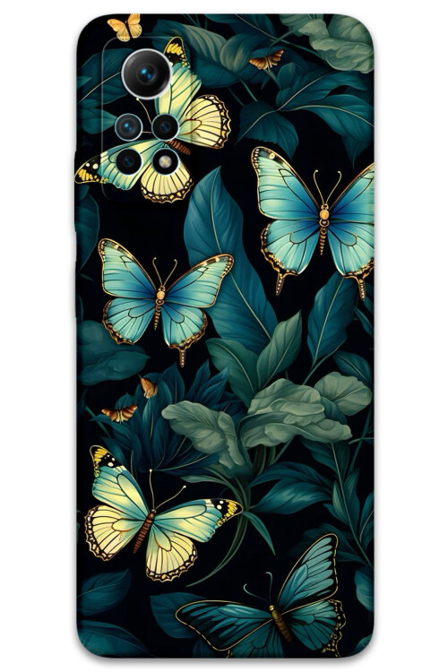 5791 xiaomi redmi note 12 pro 4g kelebek desenli kilif