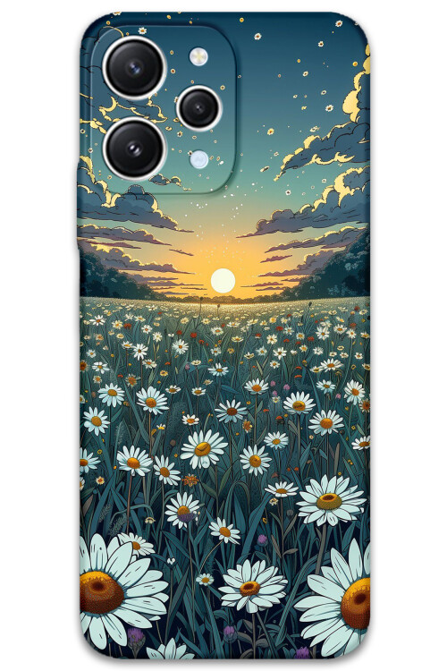 5792 xiaomi redmi 12 cicek desenli kilif