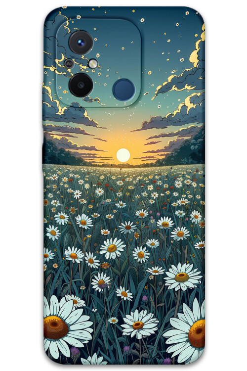 5792 xiaomi redmi 12c cicek desenli kilif