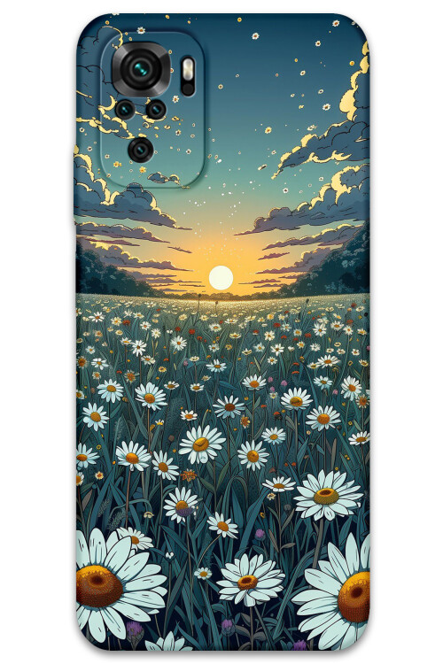 5792 xiaomi redmi note 10s cicek desenli kilif