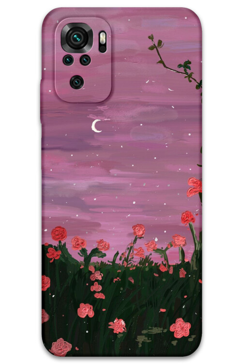 5793 xiaomi redmi note 10s cicek desenli kilif