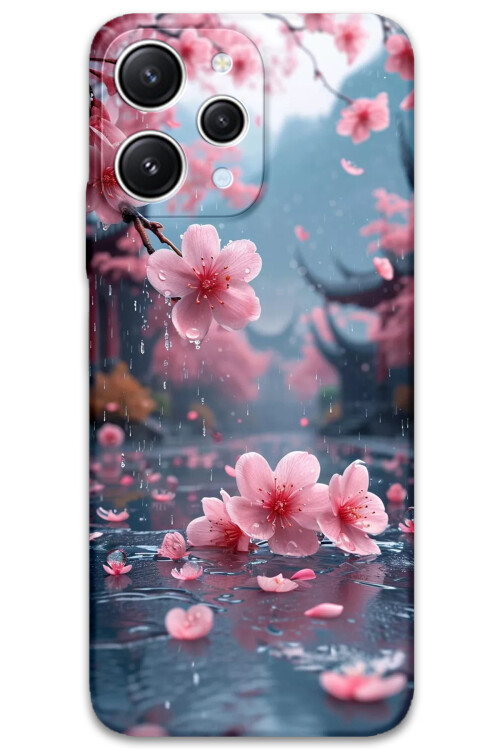 5794 xiaomi redmi 12 cicek desenli kilif