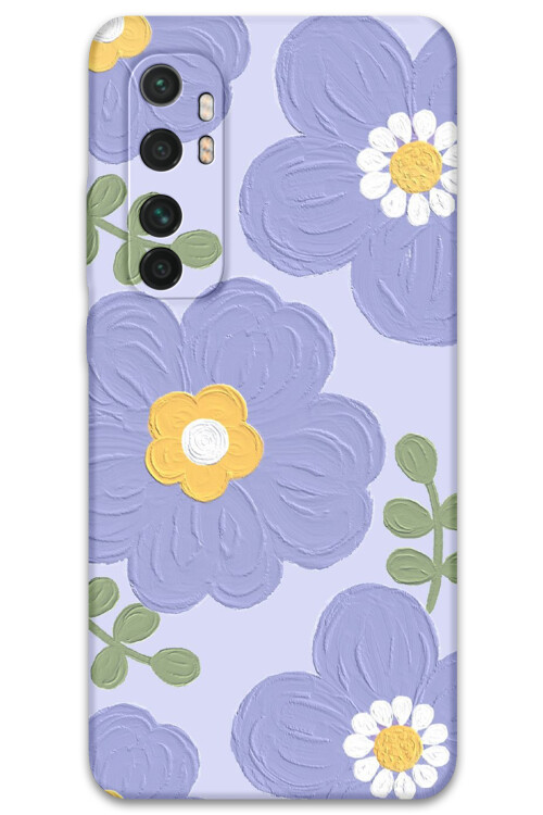 5799 xiaomi mi note 10 lite cicek desenli kilif