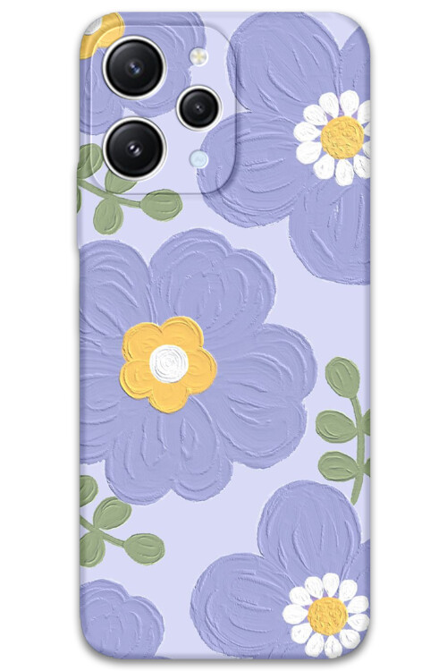 5799 xiaomi redmi 12 cicek desenli kilif