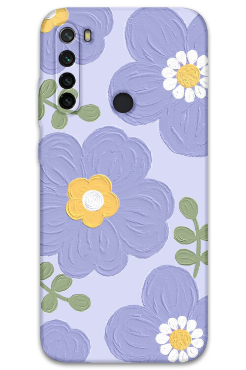 5799 xiaomi redmi note 8 cicek desenli kilif