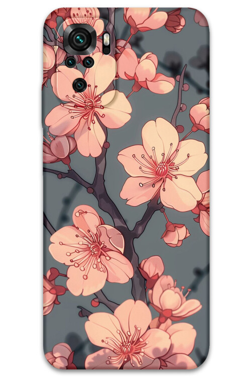 5801 xiaomi redmi note 10s cicek desenli kilif