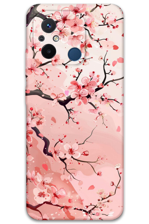 5805 xiaomi redmi 12c cicek desenli kilif