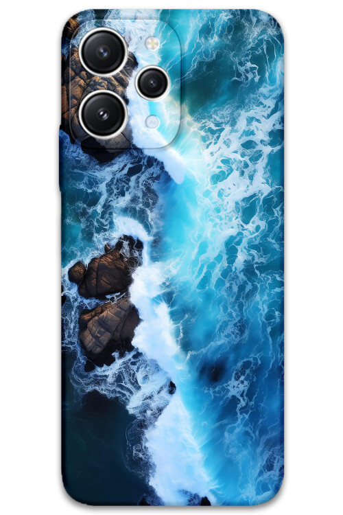 5810 xiaomi redmi 12 mermer desenli kilif