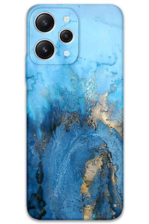 5812 xiaomi redmi 12 mermer desenli kilif