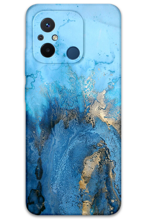 5812 xiaomi redmi 12c mermer desenli kilif