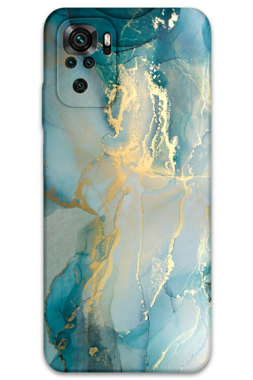 5814 xiaomi redmi note 10s mermer desenli kilif