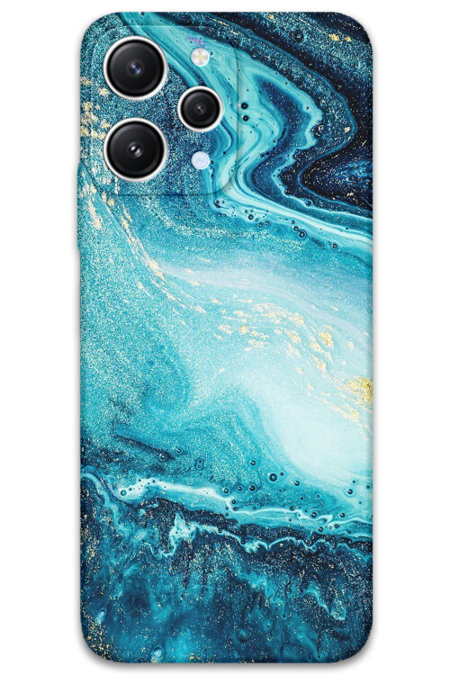 5818 xiaomi redmi 12 mermer desenli kilif