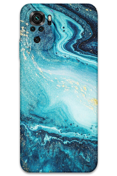 5818 xiaomi redmi note 10s mermer desenli kilif