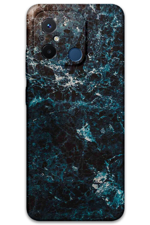 5819 xiaomi redmi 12c mermer desenli kilif