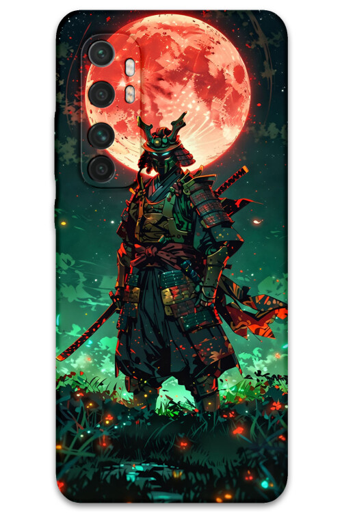 5822 xiaomi mi note 10 lite samuray desenli kilif