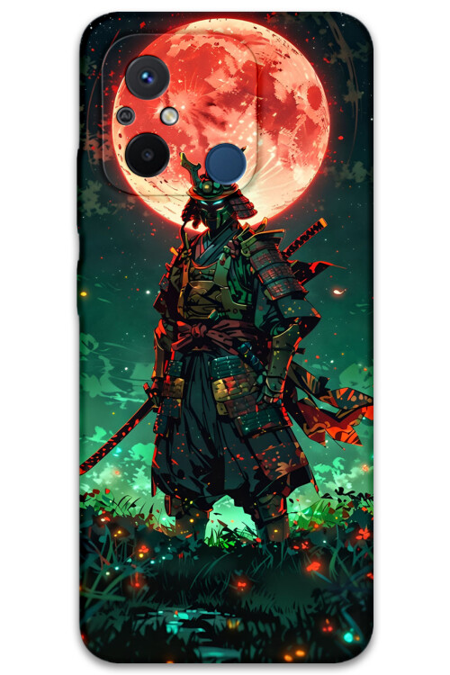 5822 xiaomi redmi 12c samuray desenli kilif